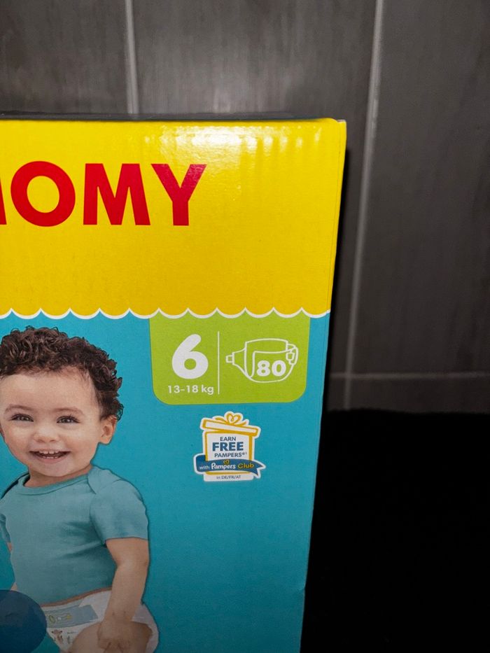 Maxi Pack de 80  Couches Pampers  Baby-Dry Neuf Dans L’emballage Taille: 6 - photo numéro 2