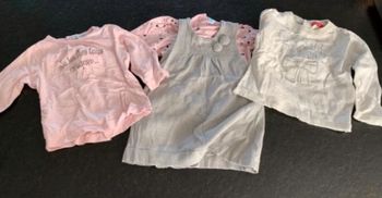 Lot robe t-shirt et petit pull