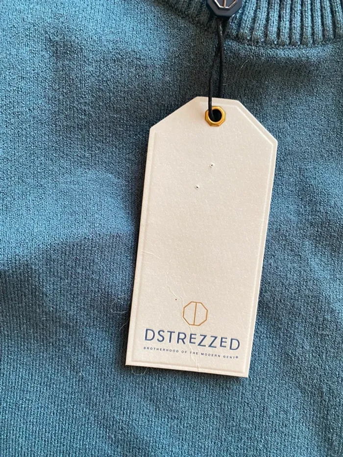Pull neuf bleu gris - photo numéro 3