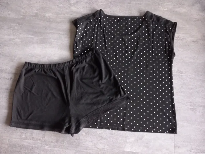Pyjama short femme La Halle L. - photo numéro 2
