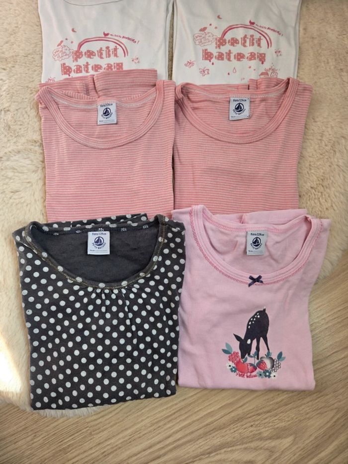 6 maillots de corps ML petit bateau 8 ans - photo numéro 3