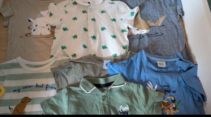 Lot 7 ts mc 24 mois petit bateau+bout'chou+ sergent major