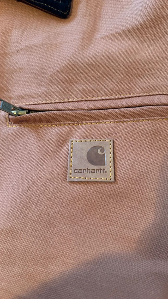Veste Carhartt Rework marron taille M - photo numéro 5