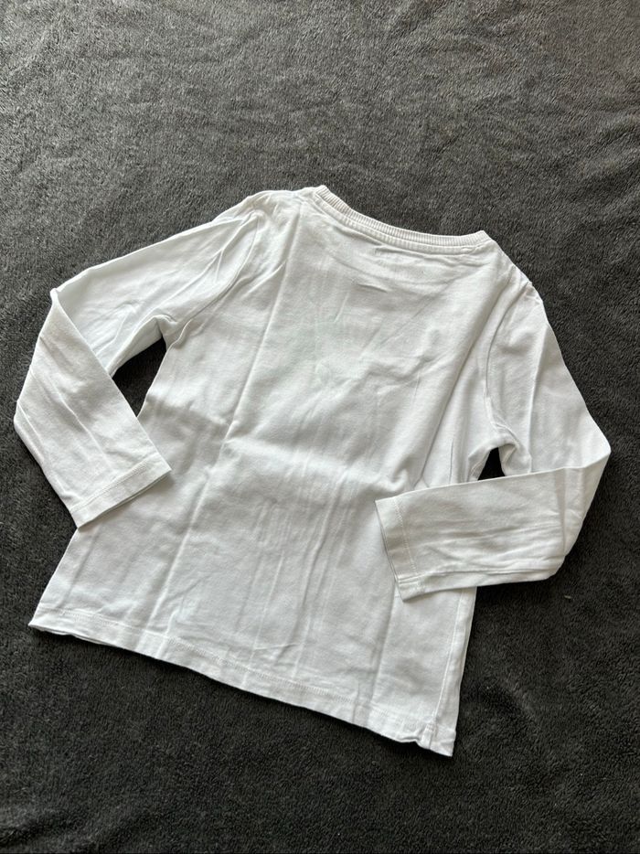 Haut blanc floqué OM - photo numéro 4