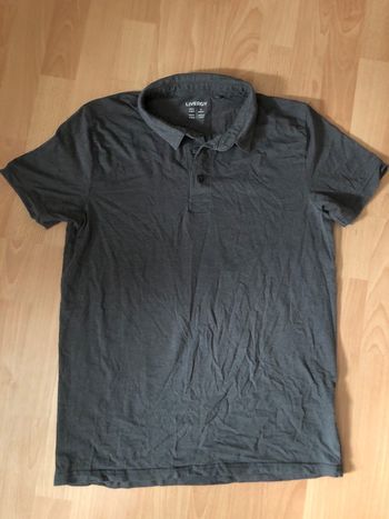 Beau T-shirt/polo gris MC T. M (48/50) homme