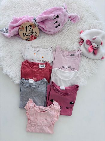 Lot t-shirt ML fille 