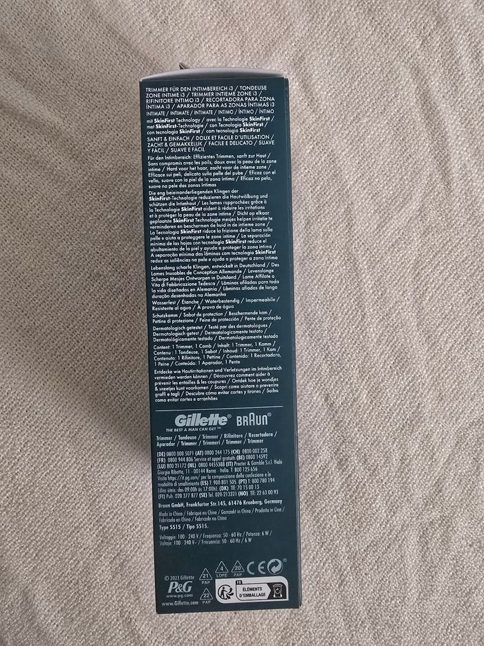 Tondeuse Intimate Gillette Neuve Garantie - photo numéro 3