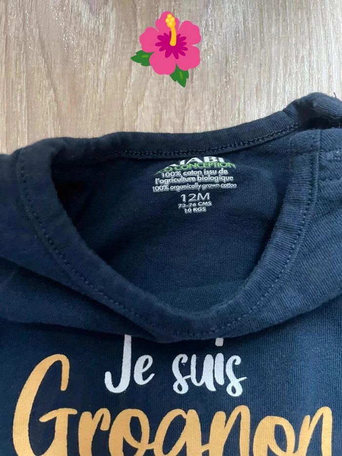 T-shirt 12mois Kiabi - photo numéro 3