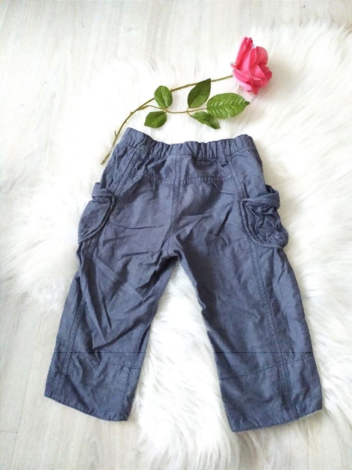 Pantalon jean fin en coton Dpam mi-saison 18 mois - photo numéro 2