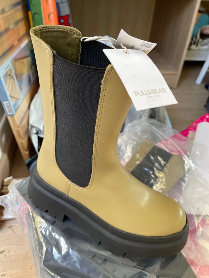 Superbes bottines pull &bear neuves avec étiquette pointure 38 - photo numéro 7