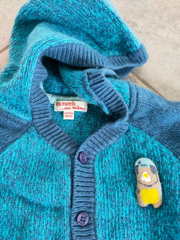 Gilet bébé garçon 12 mois