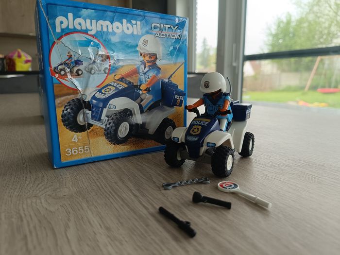 Playmobil City Action 3655 policier/quad - photo numéro 2