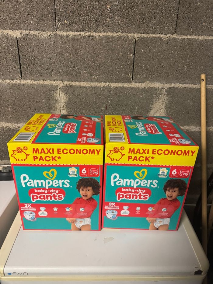 2 carton taille 6 couche culotte