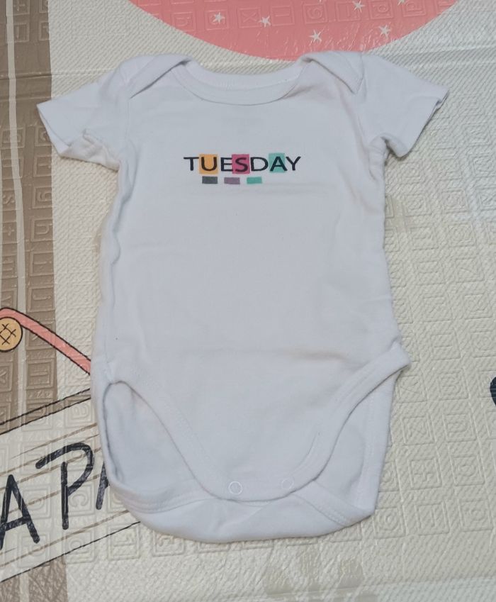 Lot de 6 bodies bébé manches courtes 0-12 mois - photo numéro 5