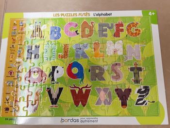Puzzle ALPHABET à partir de 4 ans BORDAS NEUF