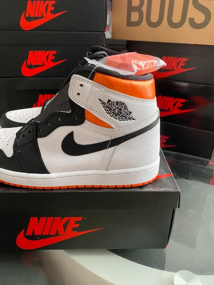 Jordan 1 high retro orange vif - photo numéro 7