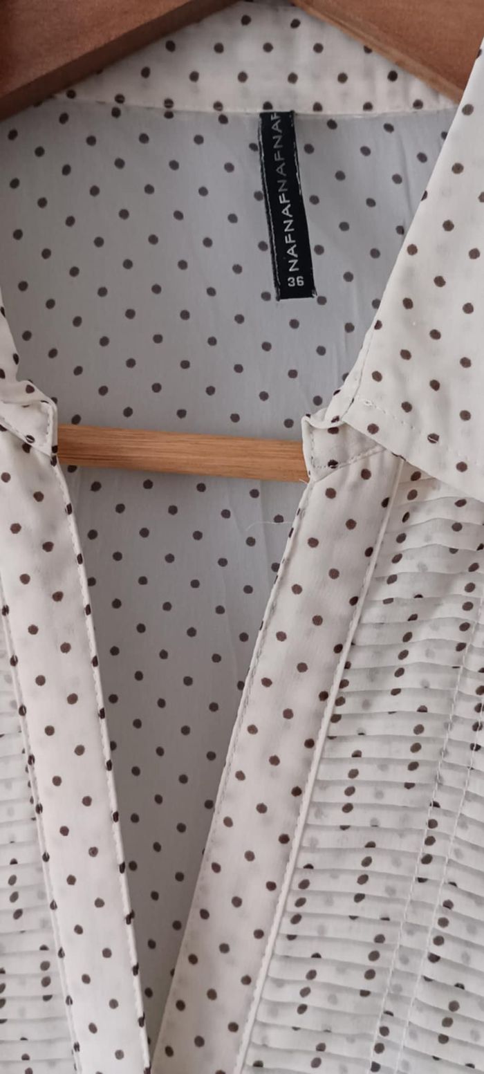 Chemise Blouse à boutons "Naf Naf" Taille 36 - photo numéro 3