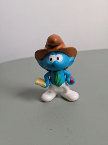 Figurine Schtroumpfs reporter