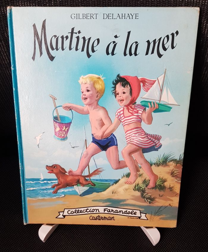 BD Martine à la mer (N° 3 - réédition 1965) - Gilbert Delahaye - Marcel Marlier - Casterman