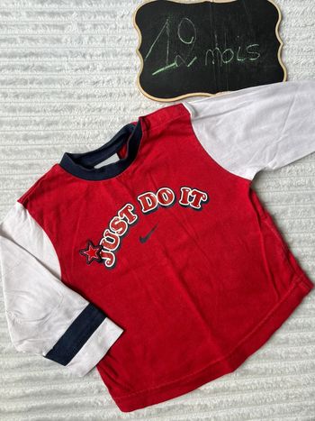 Teeshirt manches longues Nike 9-12 mois