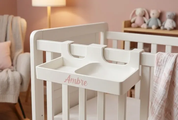 Étagère de lit Toniebox 2 avec rangements - prénom personnalisé