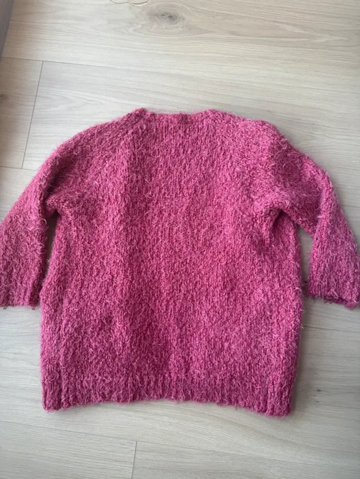 Gilet long en maille Zara - photo numéro 3