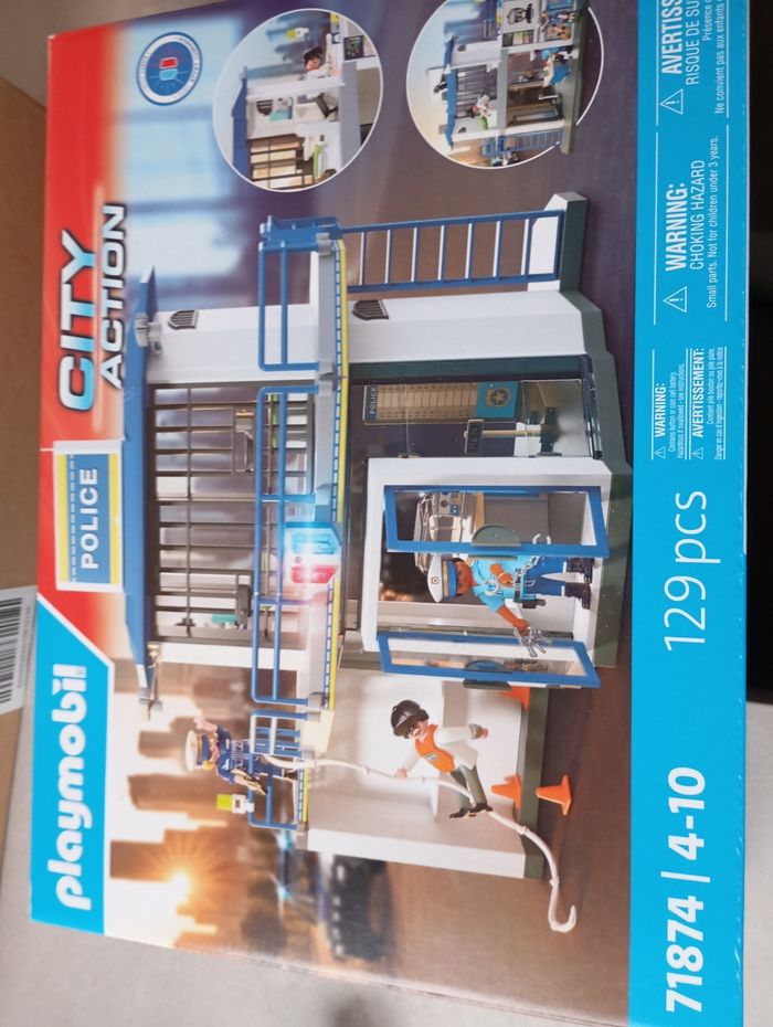 Playmobil 71874 police city poste de police
