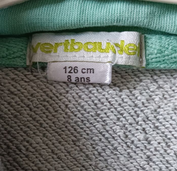 Veste a capuche garcon vertbaudet 8ans - photo numéro 3