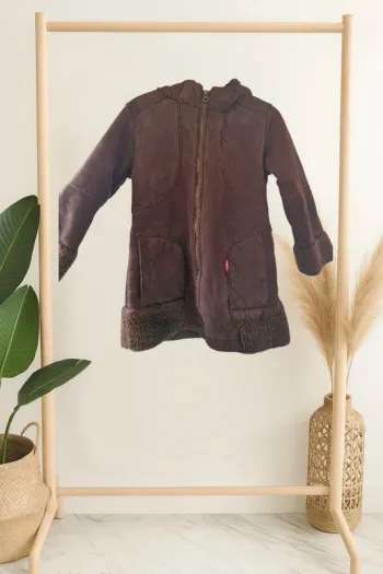 Veste molletonnée • brune