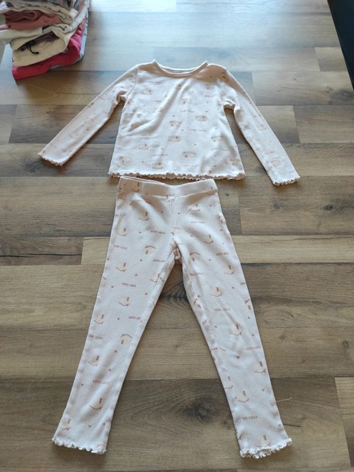 Pyjama côtelé Kiabi 4 ans