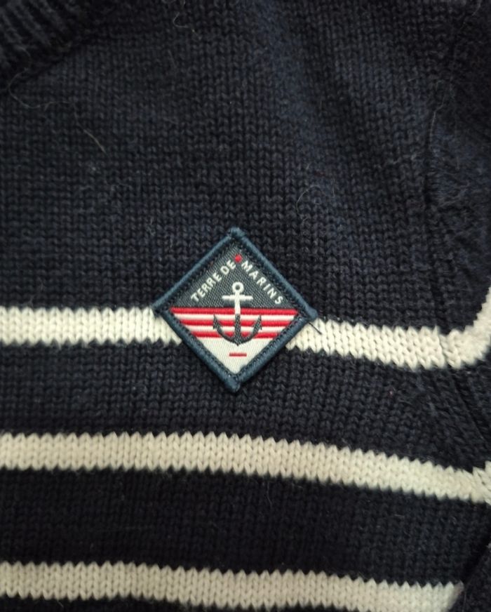 Pull hiver en coton terre de marins - photo numéro 5