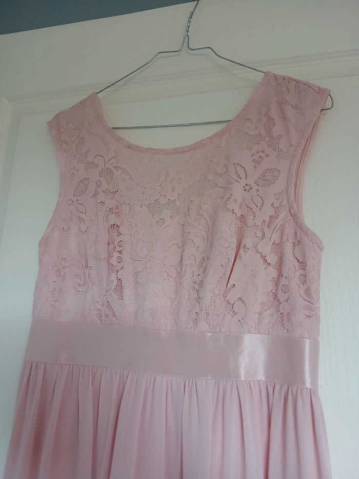Magnifique robe rose taille L - photo numéro 4