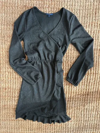 Robe cache cœur à strass s