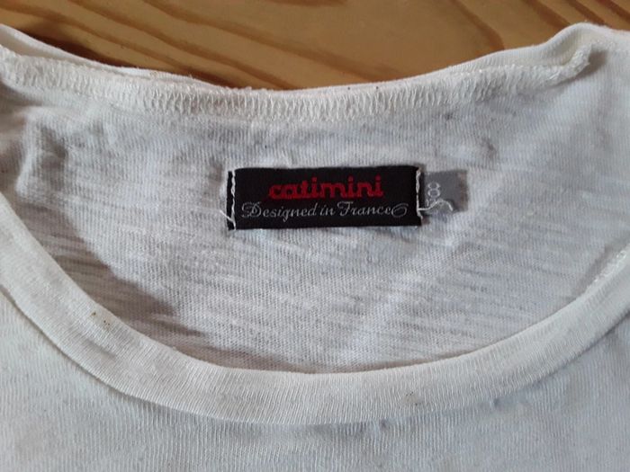 T-shirt long catimini 8 ans - photo numéro 3