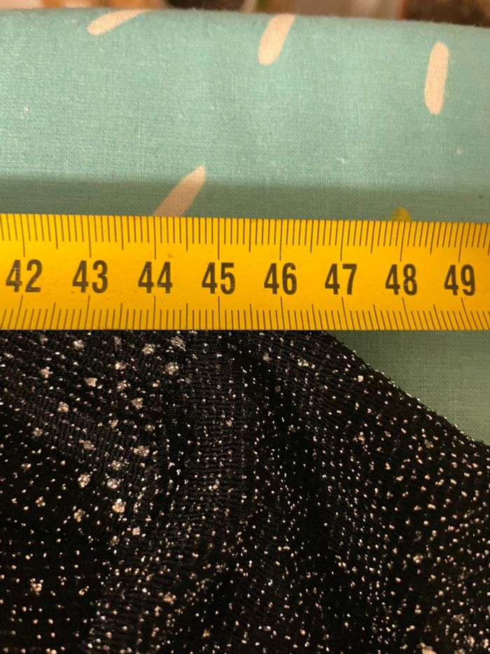 Cardigan/ kimono avec strass noir et argenté - photo numéro 11