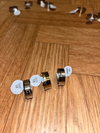 Lot de 3 bagues - Taille 18