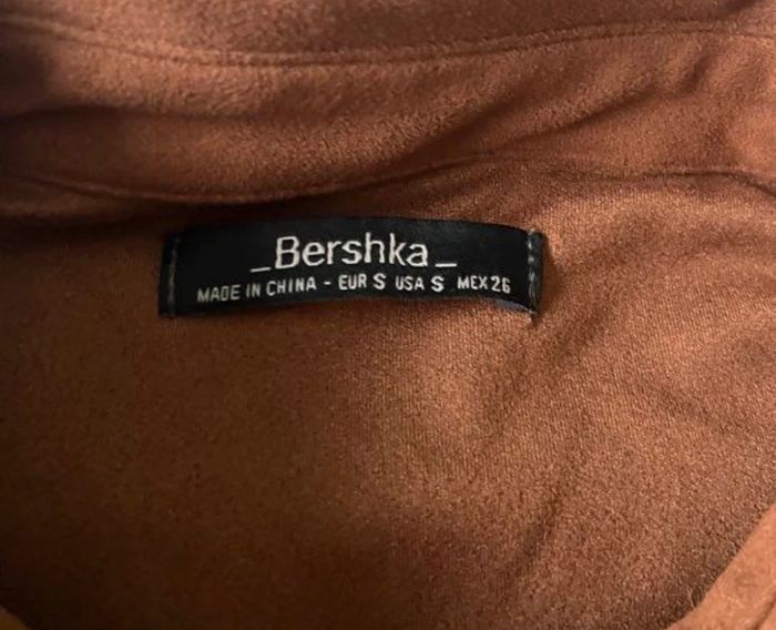Sur Chemise Bershka Camel - photo numéro 2