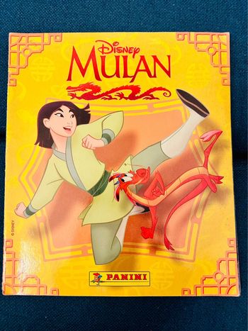 Album livre Panini complet stickers autocollants Disney Mulan dragon