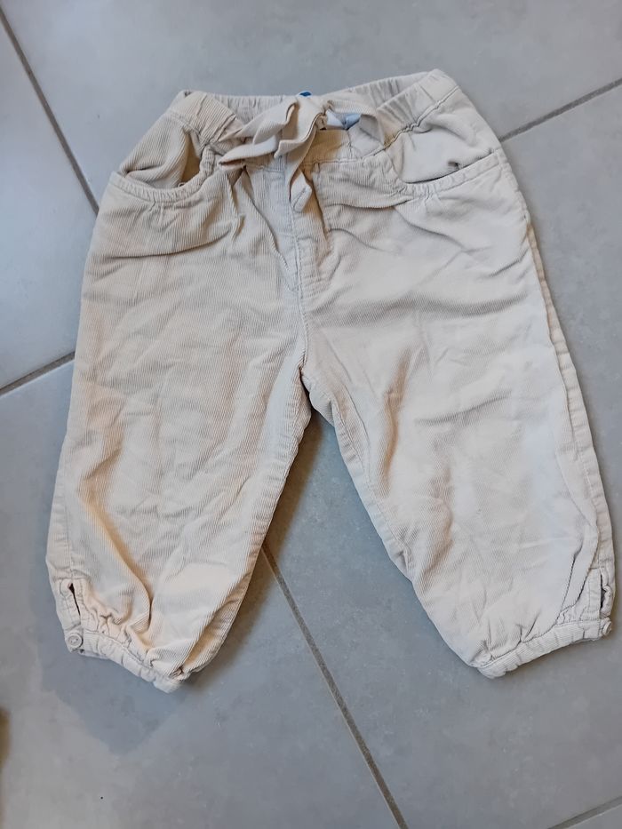 Lot pantalons  à velours - photo numéro 4