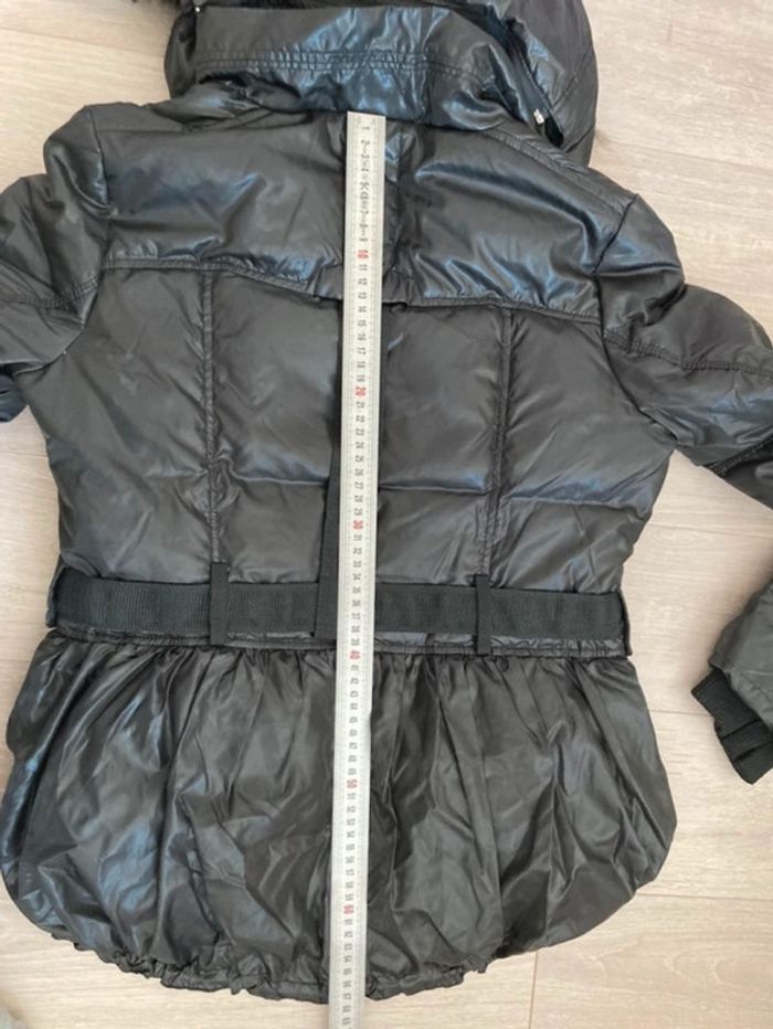 Manteau doudoune noir La fée Maraboutée taille 38 - photo numéro 8