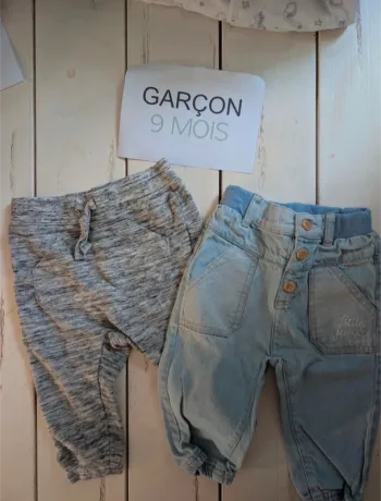 Sarouel bébé garçon 9 mois