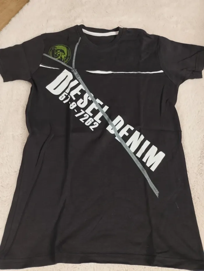 Tee shirt noir diesel S