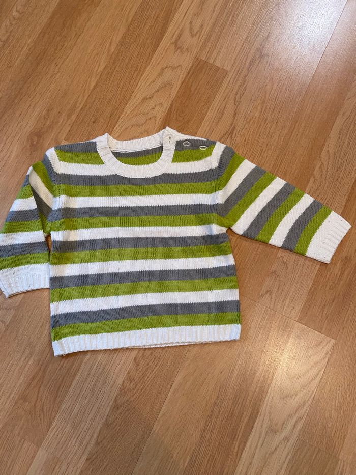 Pull rayé 18 mois
