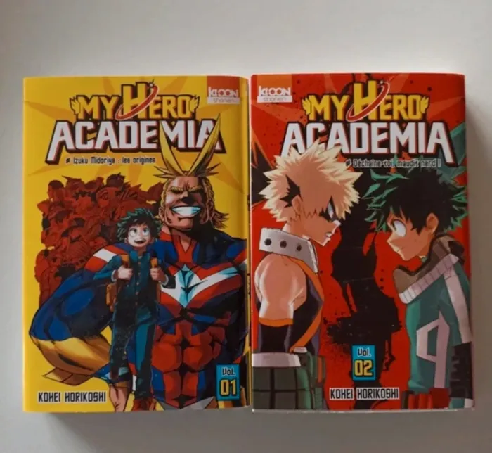 Livre My Hero Academia Volume 1 et 2