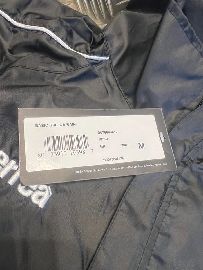 Coupe vent veste de pluie errea taille s ou m neuf - photo numéro 3
