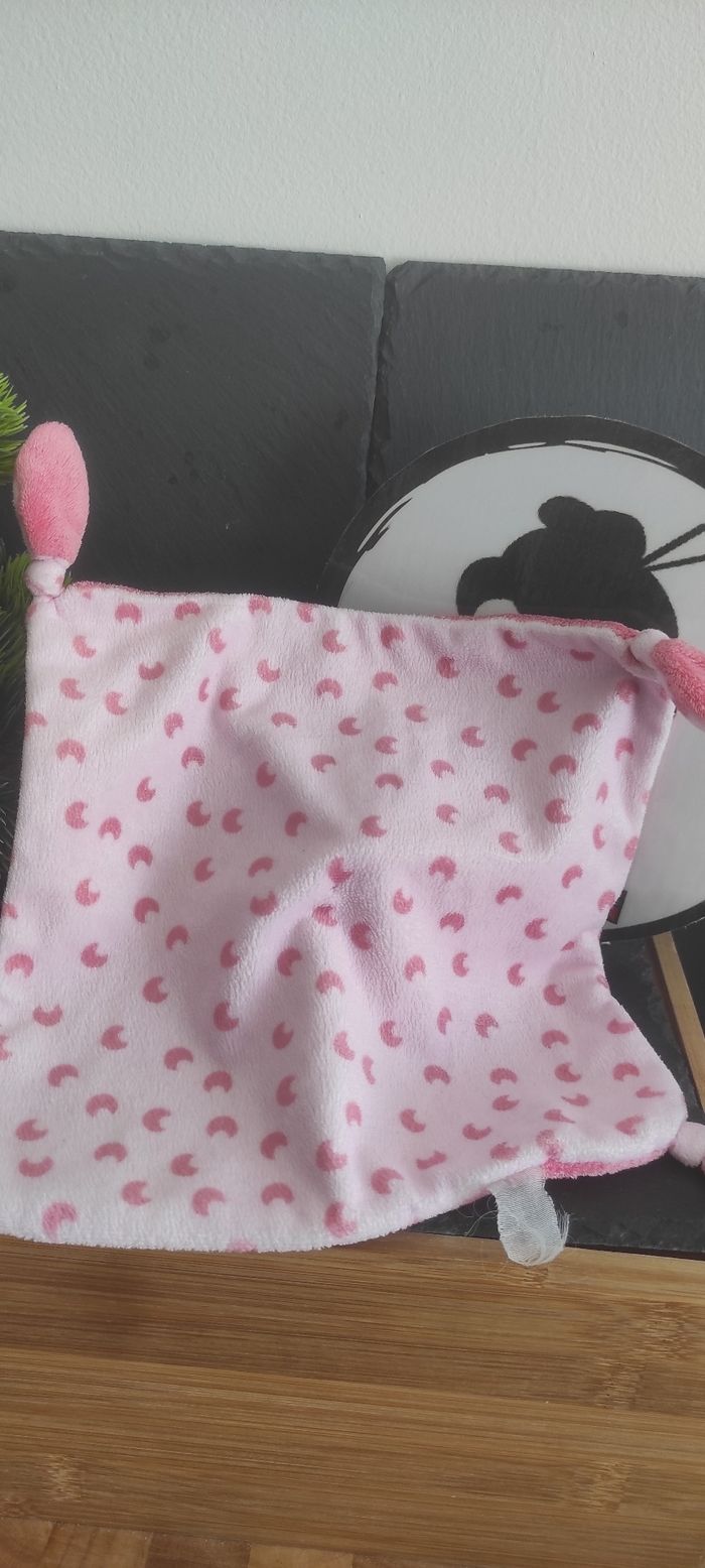 doudou carré plat simba toys nicotoy girafe rose marron lunes vache gris Yeux - photo numéro 2