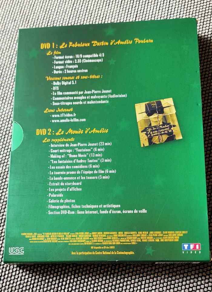 DVD collector Le fabuleux destin d'Amélie Poulain - photo numéro 3
