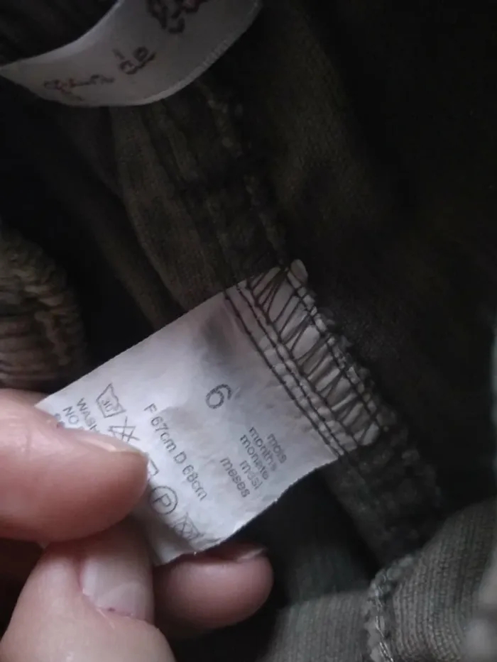 Pantalon Garçon 6 Mois Velours - photo numéro 4