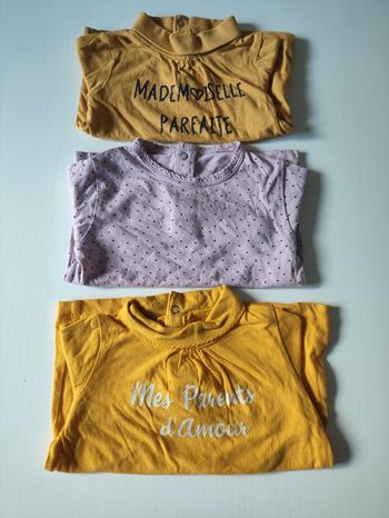 Lot hauts manches longues