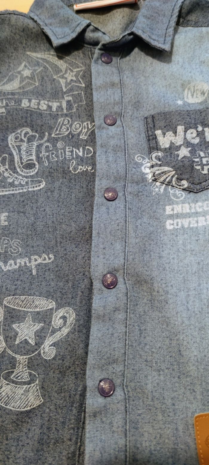 Chemise 🌿 en jeans 🐦 légère et chic ✨ 3 ans 🧸 - photo numéro 6